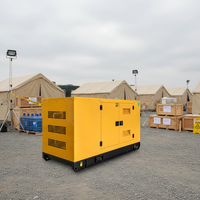 Générateur diesel triphasé super silencieux de 500 kVA, 400 V/230 V, 50 Hz, 400 kW, ATS inclus, à vendre