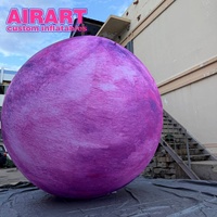Ballon gonflable de la Terre pour exposition au Musée des Sciences, grand ornement planétaire éducatif gonflable