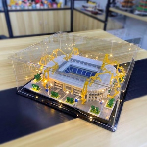 Cho Real Madrid Nou trại sân vận động <span class=keywords><strong>micro</strong></span>-hạt xây dựng khối 3D câu đố cho bóng đá xuyên biên giới nổ thế hệ - Product Image 5