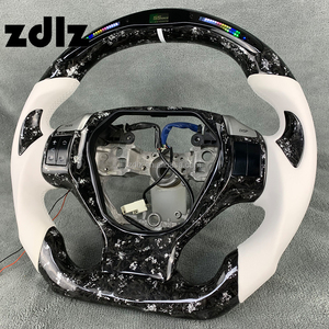 Tùy chỉnh trắng mịn da Led giả mạo sợi carbon chỉ đạo Wheel cho Lexus IS300 IS350 ES200 es260 LC500 lc500h IS250 RX - Product Image 3