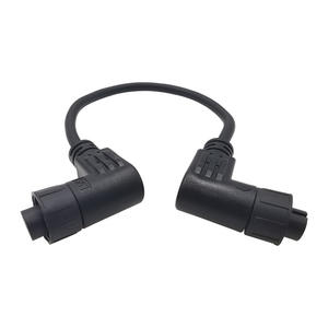 Conector de alimentación para silla de ruedas M15 L90 °, IP67 2-10 Pines, impermeable, macho, hembra, Panel de cable, contacto de cobre para sillas de ruedas eléctricas - Product Image 2