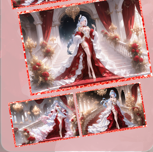 MIYUN Tarjetas Coleccionables de <span class=keywords><strong>Anime</strong></span> de Tamaño A5, Colección de <span class=keywords><strong>Chicas</strong></span> <span class=keywords><strong>Anime</strong></span> Variadas, Juego de Cartas Coleccionables, Caja de Sobres de Papel de Colores - Product Image 2