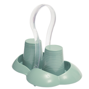 Portavasos Verde 150x210x190 mm PP 2 Compartimentos Organizador Multifuncional para Cocina - Product Image 1