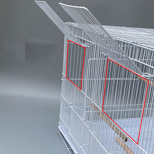 <span class=keywords><strong>Cage</strong></span> en gros pour <span class=keywords><strong>oiseaux</strong></span>, <span class=keywords><strong>cage</strong></span> de groupe <span class=keywords><strong>avec</strong></span> design de cloison, cages à <span class=keywords><strong>oiseaux</strong></span> <span class=keywords><strong>avec</strong></span> séparateurs, nichoir pour perroquet - Product Image 4