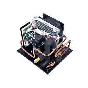 Mini unidade condensadora de refrigeração, dc 12v para mini ar condicionado