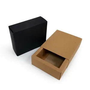 Grosir kemasan cetak kustom produk elektronik desain kotak laci persegi panjang kaku kotak kemasan kotak kustom