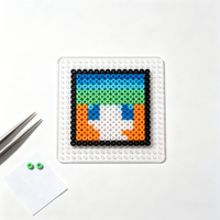 Perles à fusionner à texture fine de 2,6 mm, 264 couleurs MARD à couverture complète, non toxiques, fournitures d'art et d'artisanat de qualité supérieure, perles à pixels DIY