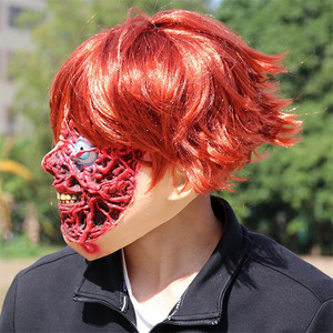 Nouveau masque de poupée Chucky, costume d'Halloween, masque en <span class=keywords><strong>latex</strong></span> pour toute la tête, cosplay Chucky, visage de fantôme d'horreur, accessoires effrayants, masque d'horreur pour <span class=keywords><strong>adulte</strong></span> - Product Image 2