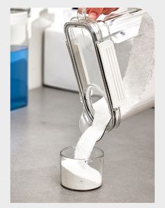 OWNSWING in plastica trasparente per il bagno contenitore di stoccaggio per il bucato detersivo sapone per detersivo in polvere organizzatore per lavanderia - Product Image 6