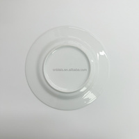 Assiette de vaisselle en porcelaine bord rose taille personnalisée derniers modèles de bol ménager pour tables de mariage ensembles de vaisselle en céramique
