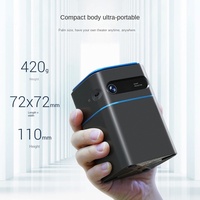 Projecteur portable sans fil intelligent Android 9.0 D042, directement de l'usine, mini projecteur de voyage extérieur, 480P, 120 ANSI lumens, 0,7 kg, batterie intégrée