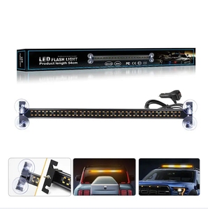 2024 новейшие однорядные многофункциональные светодиодные световые решетки, стробоскопическая вспышка заднего окна, сигнальная лампа на крыше для автомобилей, внедорожных - Product Image 6