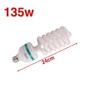 Compact Fluorescent Lamp Manufacturer 5500K Photography Light E27 Wholesale Price Bulb Led Grow Light OEM 60 80 E2 Spiral PBT