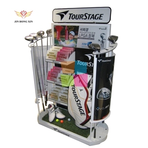Vloer Metalen Golfstandaard/Brassie Putter Houder Plank/Golfclub Display Rekken Fabrikant - Product Image 6