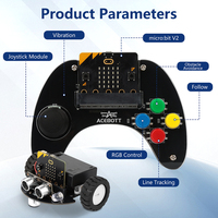 ACEBOTT Pack d'extension de jeu d'usine Projet scolaire Robot contrôleur de voiture Kits de poignée Microbit pour contrôleur de voiture Robot Microbit
