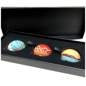 Imanes de Cristal 3D para Refrigerador, Imanes Redondos de Cristal Personalizados para Refrigerador, Juego de Imanes con Caja de Regalo, Calidad Superior - Product Image 1