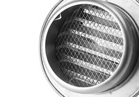 Grille d'aération murale en acier inoxydable, grille d'évacuation, couvercle de ventilation, sortie