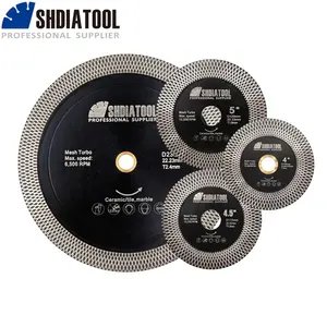 Shdiatool X Сетки Turbo горячего прессования Двусторонняя алмазный отрезной диск пильный диск шлифовальная пластина для керамической плитки мрамора и гранита