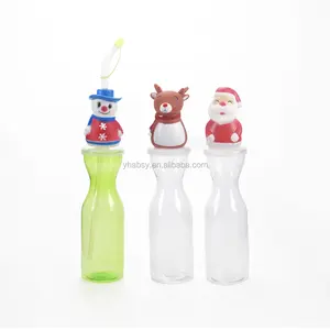 500ml promocional barato personalizado plástico impresso natal quintal slush cup com tampa de vidro