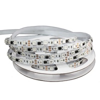 Tira de Luces LED Direccionables por Píxeles, Inteligentes y Programables, RGBW DC12V 5050 60 LEDs IP67 Impermeables de Cobre Ra90 USB para Paisajismo