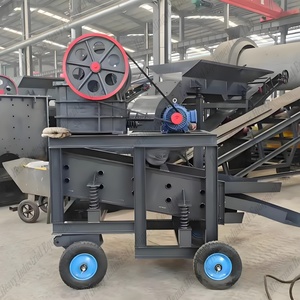 Mobiele kaakbreker met trilzeef, AC-motor, PLC-besturing, hoge capaciteit, industriële apparatuur, ISO 9001 gecertificeerd - Product Image 2
