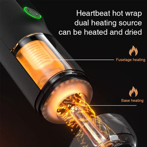 Automatische männliche Mastur bator elektrische Teleskop Mann Masturbation Cup schnelle Heizung weiche Vagina <span class=keywords><strong>Pussy</strong></span> Sexspielzeug für Männer Erwachsene - Product Image 2