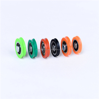 Roue de rouleau en plastique Nylon pour porte et fenêtre coulissante en Aluminium OEM avec roulement 608zz 626