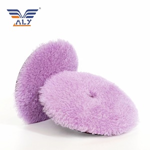 Almohadillas compuestas para pulido de coche de lana natural de 6 pulgadas, almohadilla de lana para Restauración de Pintura, almohadilla de corte de lana para detalles de coche para pulido automático - Product Image 5