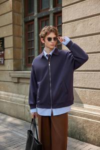 Veste zippée unisexe décontractée américaine personnalisée, coupe ajustée, style rétro, équipe scolaire, sweat-shirt Super <span class=keywords><strong>David</strong></span>, prix de gros - Product Image 2