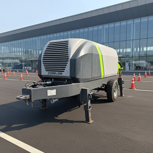 Pompe à béton électrique Zoomlion HBT60.13.90SU d'occasion, modèle <span class=keywords><strong>2023</strong></span>, 70 m/h, avec système hydraulique et moteur à refroidissement par air forcé - Product Image 1