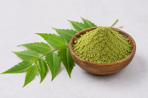 Poudre de Neem de Qualité Alimentaire Verte, Premium, Finement Moulu, Poudre Naturelle de Feuilles de Neem pour Mélanges Herbacés, Boissons, Smoothies et Usage Quotidien - Product Image 3