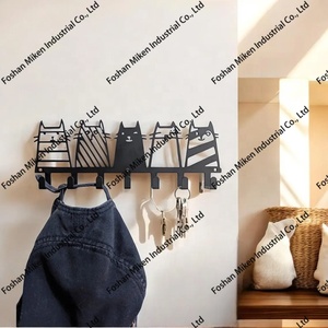 Gantungan Kunci Dinding Bentuk Kucing Lucu, Gantungan Dinding Kreatif, Gantungan Hewan Bentuk Kucing, Gantungan Kunci Kucing - Product Image 4
