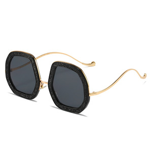 Lunettes de <span class=keywords><strong>soleil</strong></span> œuf d'oie style influenceur, tendance, marque européenne et américaine, brillantes, style urbain, protection UV400, monture complète, unisexe, teintées - Product Image 5