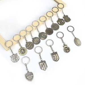Llavero de Fútbol YY, Colgante de Aleación de Bronce del AC Milan, Atlético de Madrid, Liverpool, Inter, Regalo Promocional Publicitario - Product Image 1