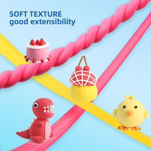 Mini forme de crème glacée alimentaire en argile polymère pour décoration de gâteau bricolage enfants Collection cadeau argile artisanat - Product Image 5