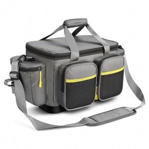 Échantillon Gratuit : Sac Organisateur de Moulinets de Pêche Surfcasting en PVC avec Porte-Canne pour Accessoires de Lancer Bassdash - Product Image 1