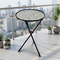 Table en fer avec revêtement en poudre