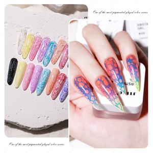 JTING Esmalte de Gel Abstracto Colorido Único, 9 Colores, Esmalte de Gel para Uñas con Diseño de Encaje, Tarro de 5G, OEM, Marca Privada, Arte de Uñas - Product Image 5