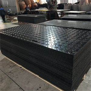 แผ่นปูพื้น HDPE แบบกำหนดเองสำหรับงานหนัก รีไซเคิลได้ สำหรับป้องกันพื้นดิน แผ่นปูถนนชั่วคราวขนาด 4x8 ฟุต แผ่นปูพื้น HDPE สำหรับทางเดิน - Product Image 5