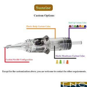 Pro1รอบพระอาทิตย์ขึ้น RL 0.35มม. นาโน hairstroke ปลอดภัย BLISTER ตลับหมึก1 3 5 7 9 11 14 18ปลาย20ยูนิต - Product Image 6
