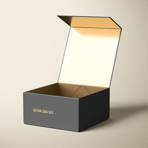 Biểu Tượng Tùy Chỉnh Sang Trọng Tông Đóng Mở Gấp Cứng Nhắc Bao Bì Giấy Đóng Cửa Từ Hộp Quà Tặng - Product Image 1