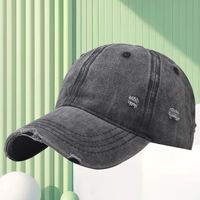Gorra de Béisbol Vintage Lavada para Hombre, Estilo Desgastado con Borde Deshilachado, para las Cuatro Estaciones