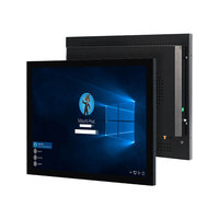 Monitor Táctil Industrial Touchwo de 15.6 Pulgadas, Aluminio, VGA, 700-1000 Nits, Alto Brillo, IP65 Impermeable, Panel de Marco Abierto