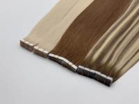 Extensions de cheveux humains invisibles et sans couture en PU injecté, qualité supérieure, cheveux bruts européens, double épaisseur, livraison rapide