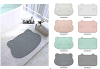 Tapis de séchage en pierre rainurée absorbant l'eau diatomite pierre à eau utilisée pour les savons à main sous-verres tapis de séchage en pierre rectangulaire