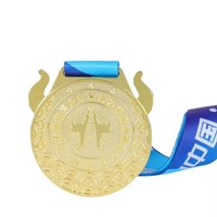 Médaille en alliage de zinc 3D personnalisée Médaille de boxe Médaille de judo Jiu Jitsu Kung Fu Karaté Taekwondo