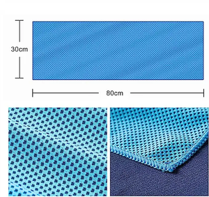 Custom Logo Sports Ice Cooling <b>Towels</b> Gym Sweat Microfiber Sports Cool <b>Towels</b> Sweat Cool <b>Micro</b> Polyester <b>Towel</b> for Neck and Face - Product Image 3
