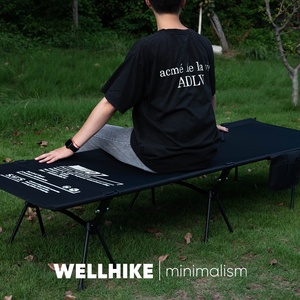 เตียงสนามพับได้ WELLHIKE รุ่น WK042501 สำหรับตั้งแคมป์กลางแจ้ง น้ำหนักเบา พกพาสะดวก พร้อมกระเป๋าข้าง - Product Image 2