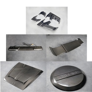 Para el kit de carrocerí<span class=keywords><strong>a</strong></span> <span class=keywords><strong>mercedes</strong></span>-benz <span class=keywords><strong>clase</strong></span> G reemplazado por W464 B-Brabus, con cuchara de fibra de carbono, luces de techo, alerón - Product Image 6