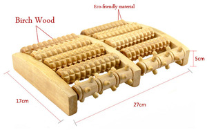Venta al por mayor 2023 Venta caliente de alta calidad logotipo personalizado de madera Japón pie masajeador - Product Image 2
